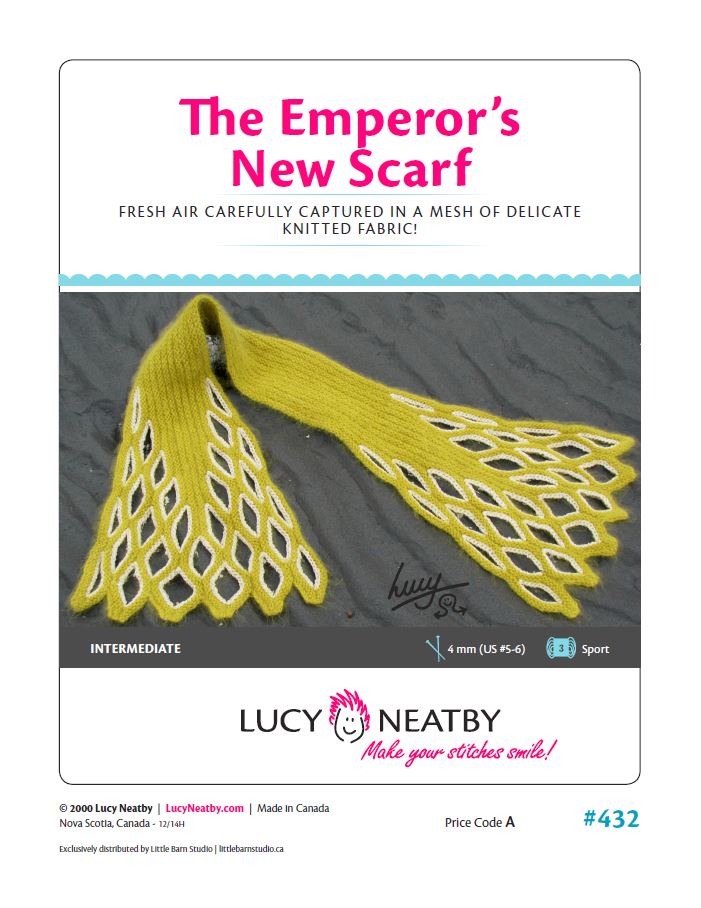 Emperor's New Scarf by Lucy Neatby - Digital Pattern