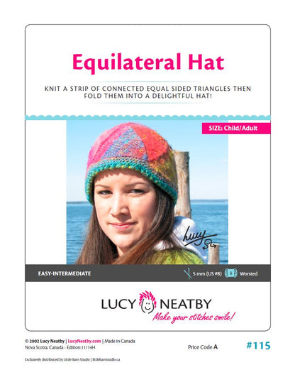 Equilateral Hat by Lucy Neatby | Digital Pattern