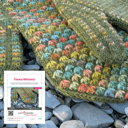 Fiesta Mittens by Lucy Neatby | Digital Patterns