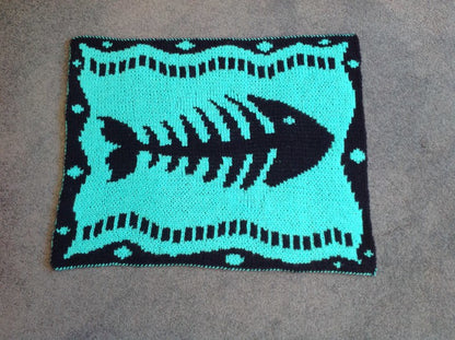 Fishbone DK Blanket by Lucy Neatby - Digital Pattern