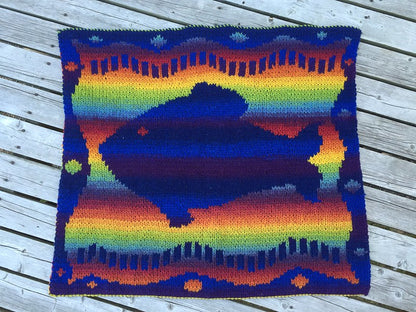 Fishbone DK Blanket by Lucy Neatby - Digital Pattern