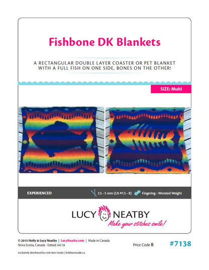 Fishbone DK Blanket by Lucy Neatby - Digital Pattern