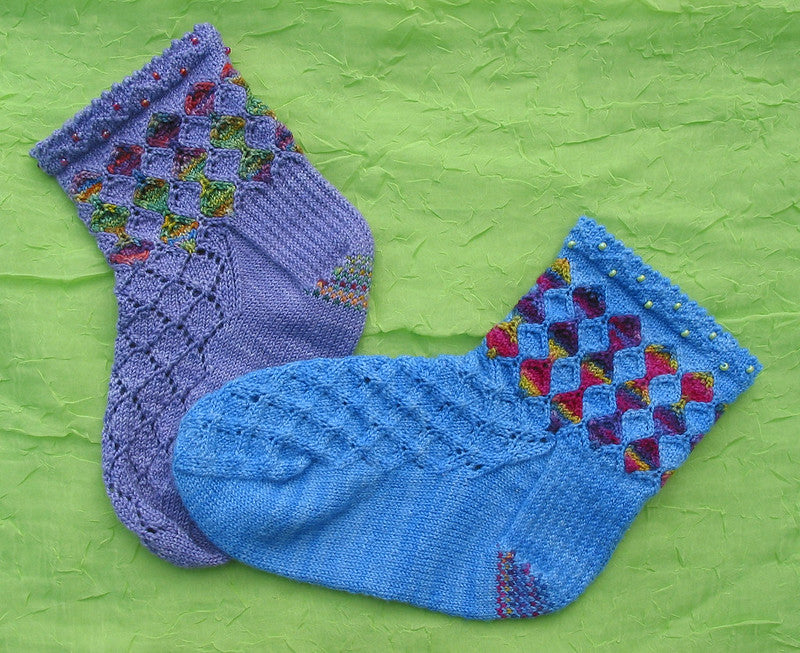 Harlequin Socks by Lucy Neatby | Digital Pattern