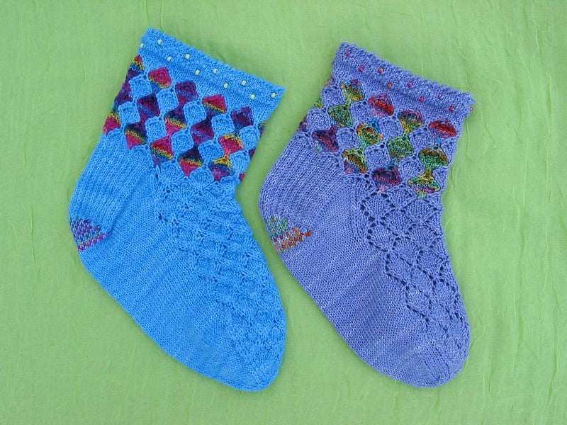 Harlequin Socks by Lucy Neatby | Digital Pattern