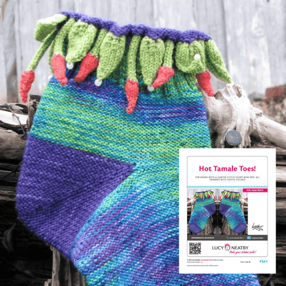 Hot Tamales Toes by Lucy Neatby | Digital Pattern