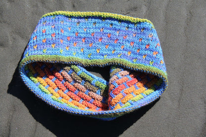 Cache-col et bandeau Igloo DK par Lucy Neatby - Modèle numérique