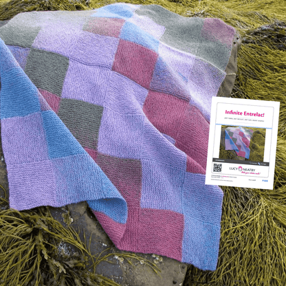 Couverture ou écharpe Infinite Entrelac de Lucy Neatby - Modèle numérique