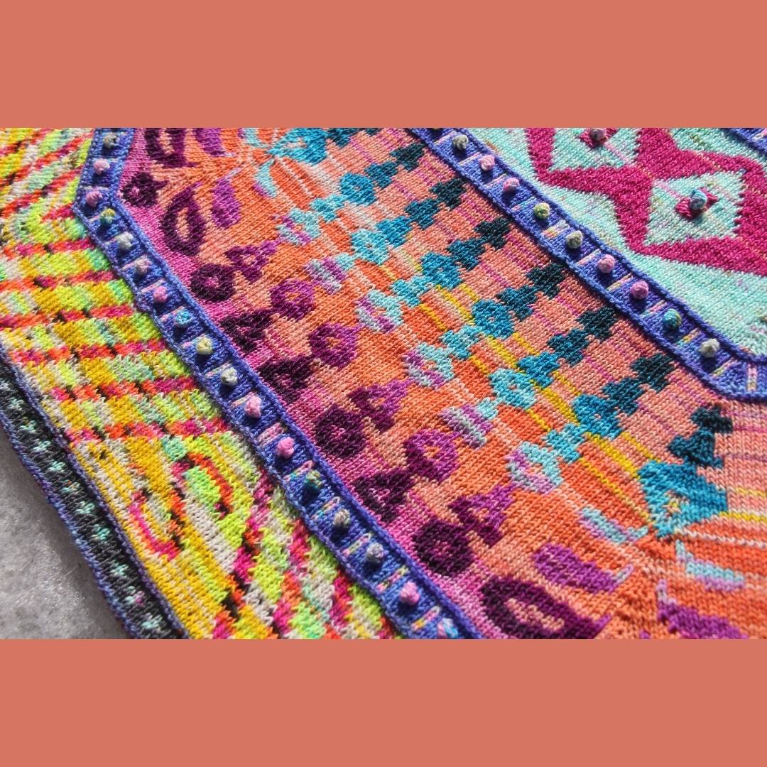 Around The World DK Blanket by Lucy Neatby - Digital Pattern