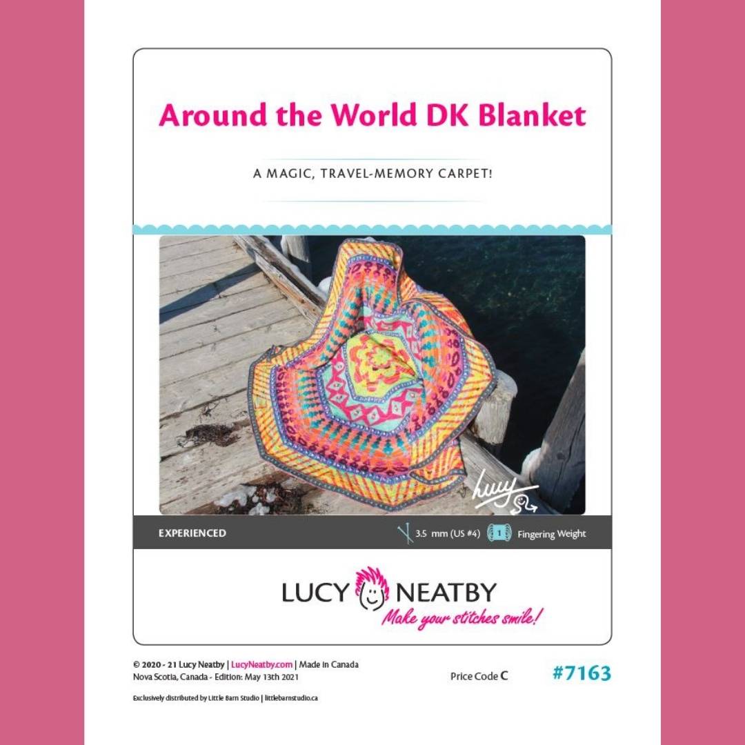 Around The World DK Blanket by Lucy Neatby - Digital Pattern