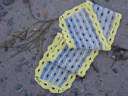 Châle et écharpe Mille Feuille de Lucy Neatby - Modèle numérique