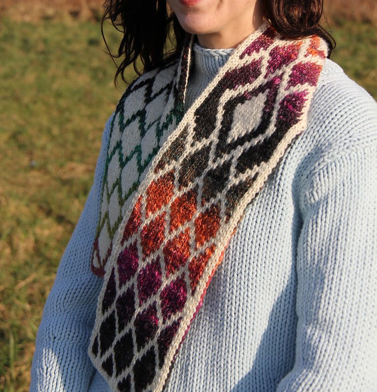 Moonstone DK Scarf by Lucy Neatby - Digital Pattern