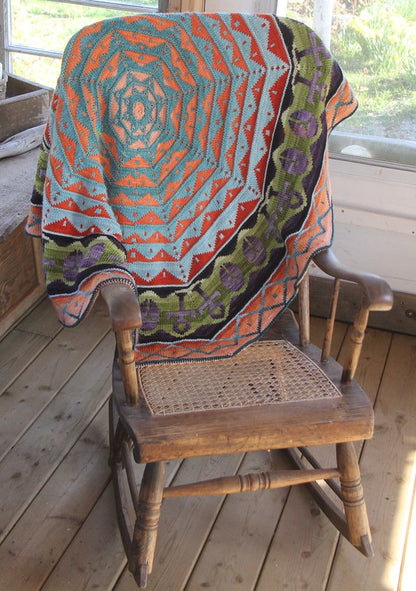 Pyramid DK Blanket by Lucy Neatby - Digital Pattern