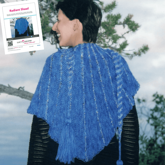 Radiant Shawl by Lucy Neatby - Digital Pattern