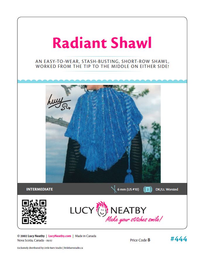Radiant Shawl by Lucy Neatby - Digital Pattern