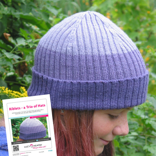 Riblet Hats by Lucy Neatby | Digital Pattern