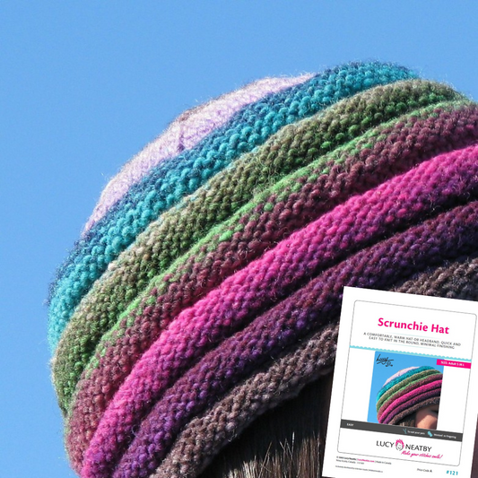 Scrunchie Hat by Lucy Neatby | Digital Pattern