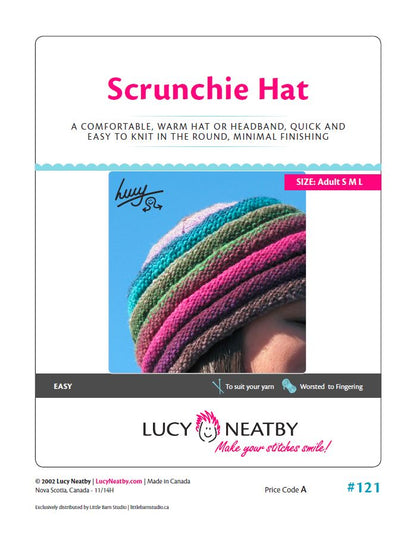 Scrunchie Hat by Lucy Neatby | Digital Pattern