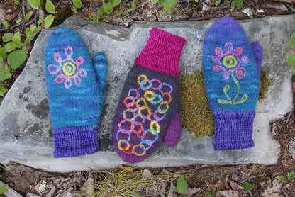 Selkirk Felted Mittens by Lucy Neatby | Digital Pattern