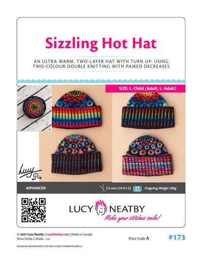 Sizzling Hot Hat by Lucy Neatby | Digital Pattern