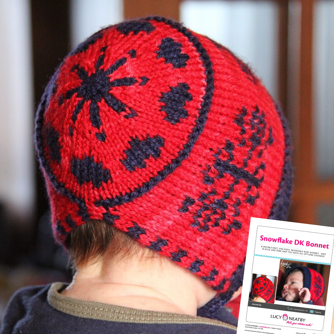 Snowflake DK Bonnet by Lucy Neatby | Digital Pattern