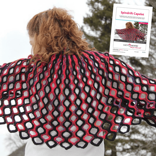 Spindrift Capelet by Lucy Neatby - Digital Pattern