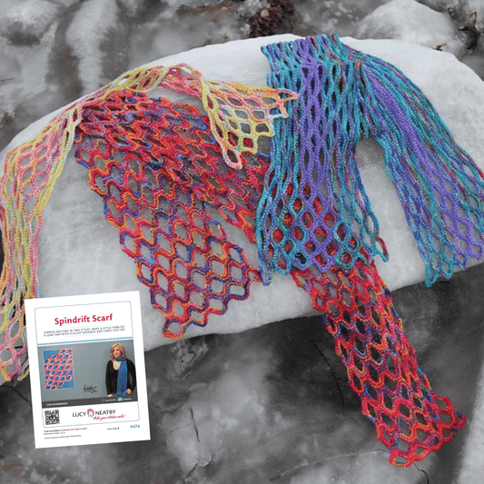 Spindrift Scarf by Lucy Neatby - Digital Pattern