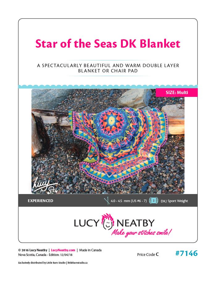 Star of the Seas DK Blanket by Lucy Neatby - Digital Pattern