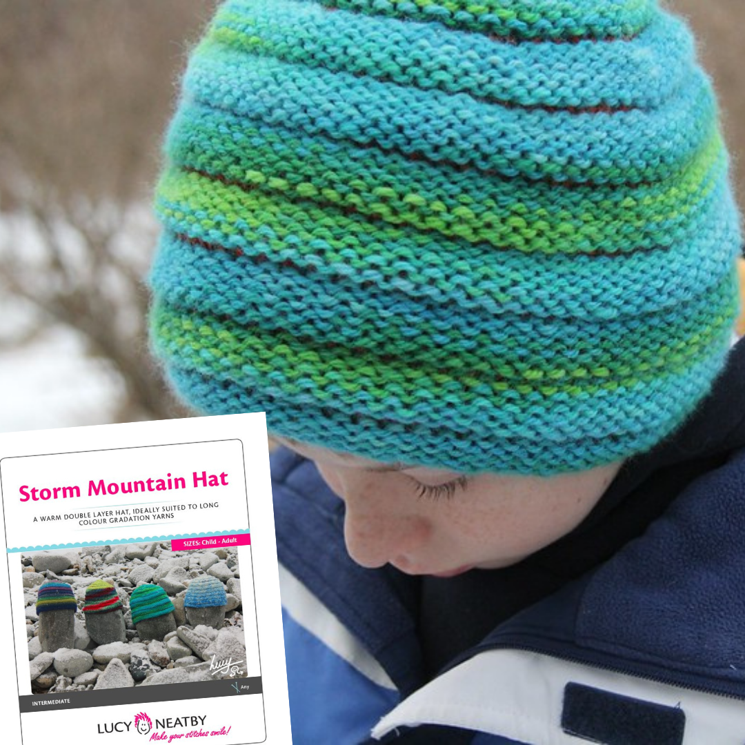 Storm Mountain Hat by Lucy Neatby | Digital Pattern