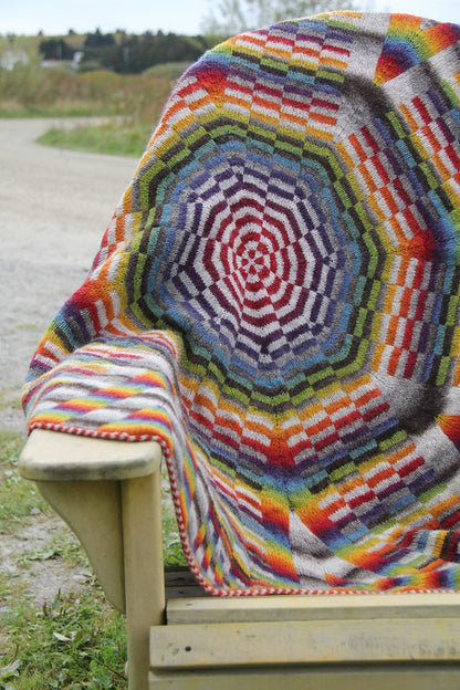 Sunburst DK Blanket by Lucy Neatby - Digital Pattern