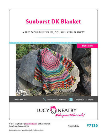 Sunburst DK Blanket by Lucy Neatby - Digital Pattern