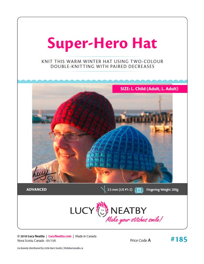 Super-Hero DK Hat by Lucy Neatby | Digital Pattern