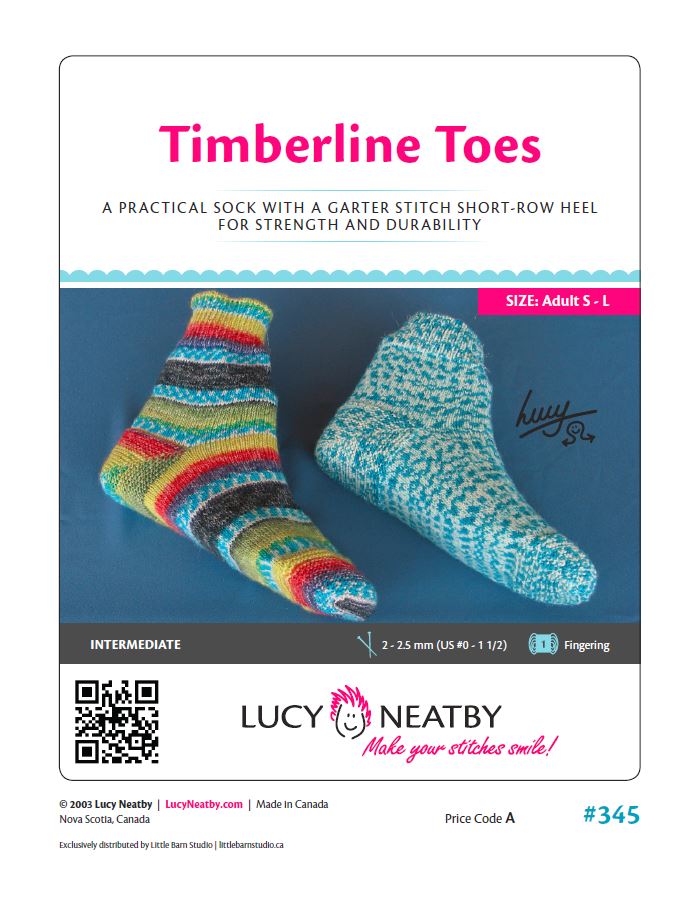 Timberline Toes by Lucy Neatby | Digital Pattern