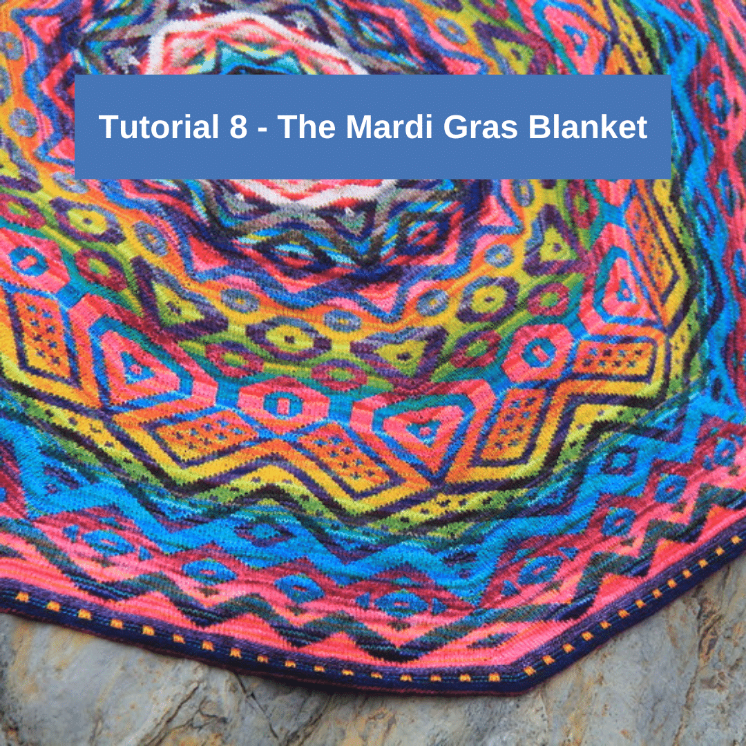 Tutorial 8 - The Mardi Gras Blanket by Lucy Neatby