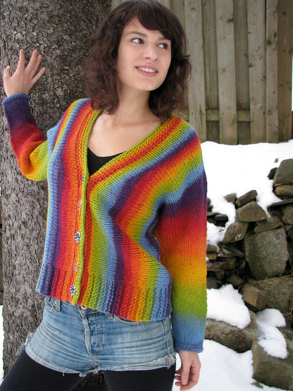 Cardigan Venus Rising de Lucy Neatby - Modèle numérique