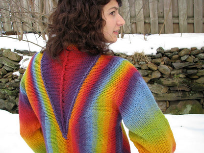 Cardigan Venus Rising de Lucy Neatby - Modèle numérique