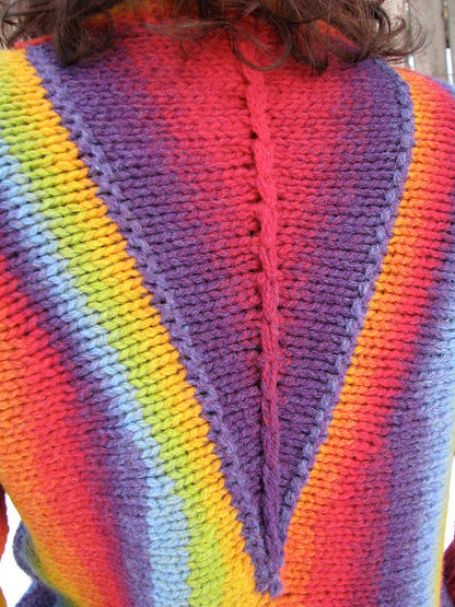 Cardigan Venus Rising de Lucy Neatby - Modèle numérique