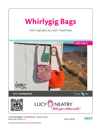 Whirlygig Bag by Lucy Neatby - Digital Pattern